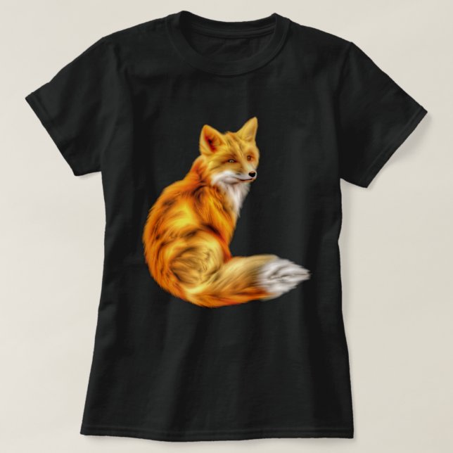 Trendig Red Fox T-Shirt (Design framsida)