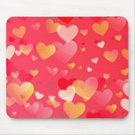 Trendig Red Heart Mönster Musmatta