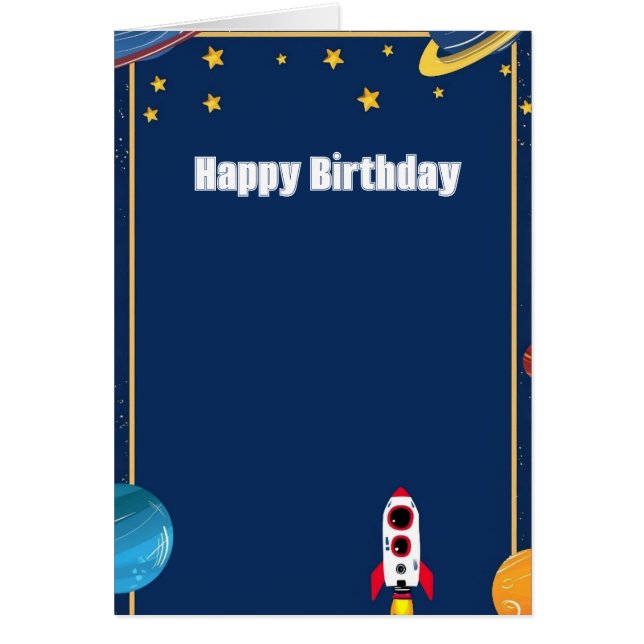 Trendig Red & White Rocket Greeting Card - flottan Hälsningskort (Framsidan)