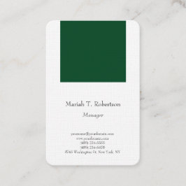 Trendig rent enkel, minimalistisk grönt av skog vi visitkort