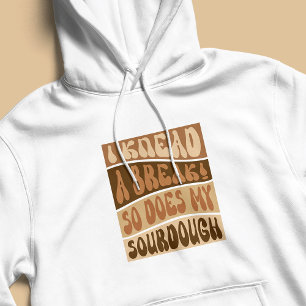 Trendig Retro Beige Sourdough Bread Baker Funny T Shirt