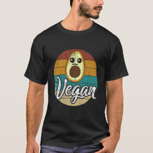 Trendig Retro Hipster Vegan Healthy Plant Based Av T Shirt