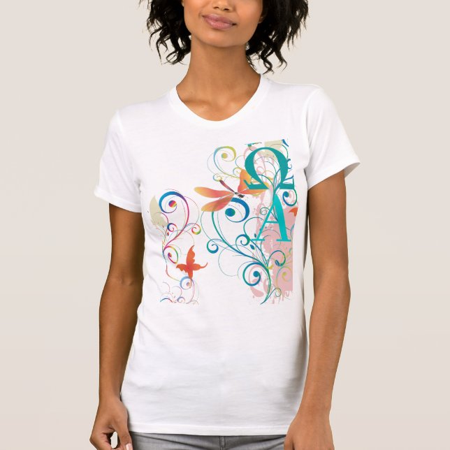 Trendig retro t-shirt efter din rusch.. (Framsida)