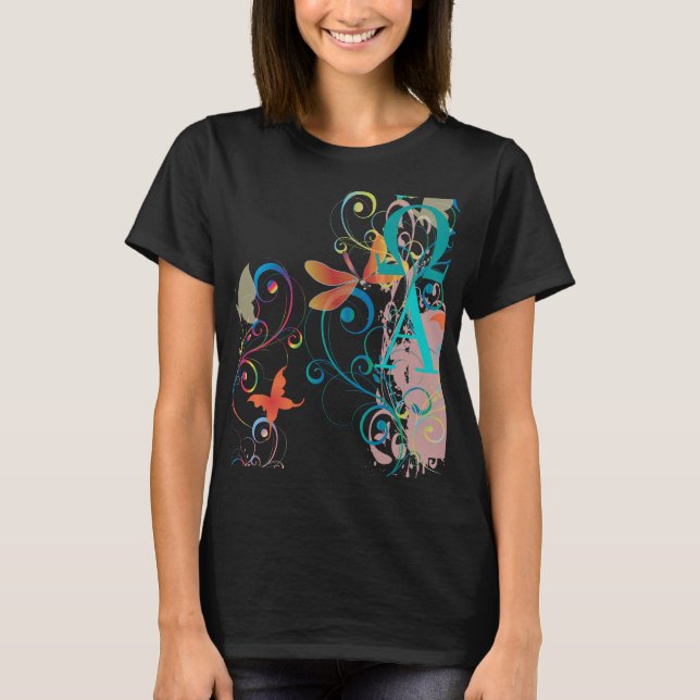 Trendig retro t-shirt efter din rusch.. (Framsida)