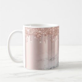 Trendig Ro Glitter Drivrutiner, Chic Marble Anpass Kaffemugg
