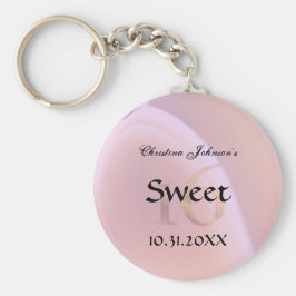 Trendig Ro Rosa Crystal Sweet 16 Party favors Nyckelring