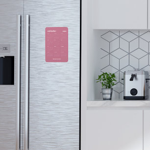 Trendig Ro Rosa Fullt 2024 Kalender Magnet