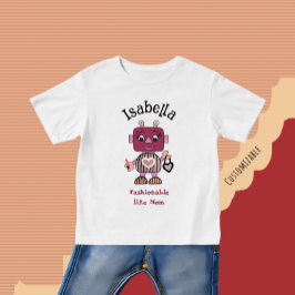 Trendig robot baby T-shirt