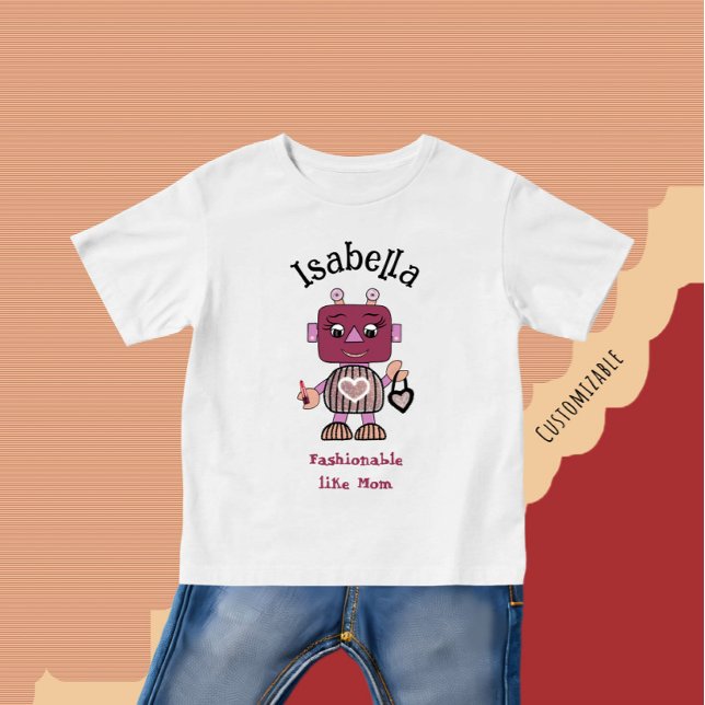 Trendig robot baby T-Shirt (Skapare uppladdad)