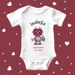 Trendig robot barnkläder t shirt