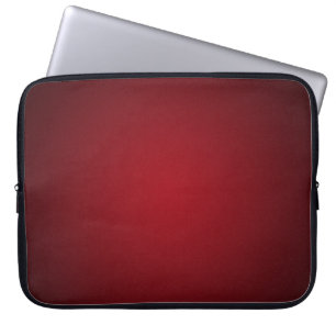 Trendig röd-svart grynig vignett laptop sleeve