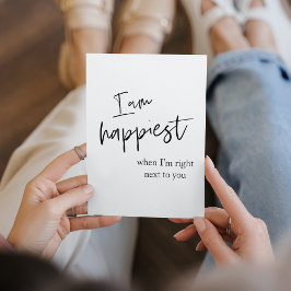 Trendig Romantic Black Quote Gift