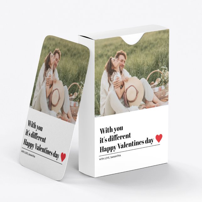 Trendig Romantic Quote | Bästa gåva från Valentine Casinokort (Skapare uppladdad)