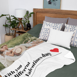 Trendig Romantic Quote | Bästa gåva från Valentine Fleecefilt