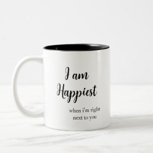 Trendig Romantic Quote Valentine Day Gift Två-Tonad Mugg