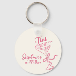 Trendig Rosa A Tini Bit Older 30års födelsedag Nyckelring
