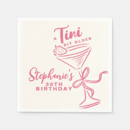 Trendig Rosa A Tini Bit Older 30års födelsedag Pappersservett