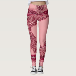 Trendig Rosa Cranberry AI art Leggings