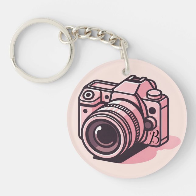 Trendig Rosa DSLR Kamerafotografering Personlig (Framsidan)