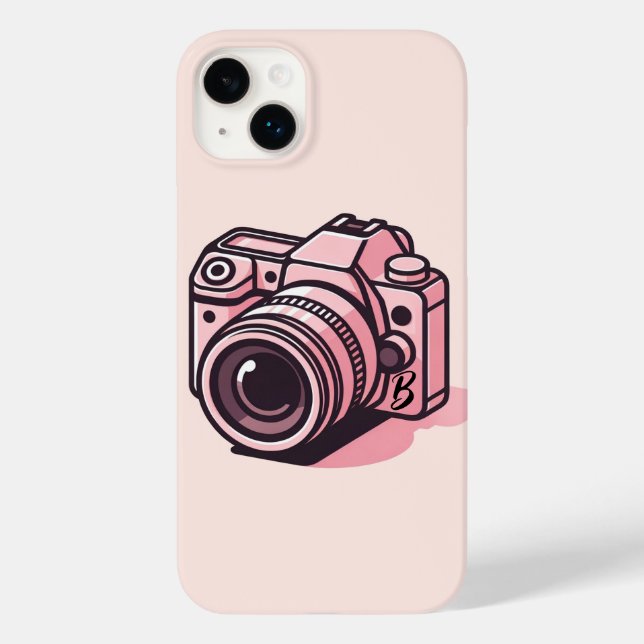 Trendig Rosa DSLR Kamerafotografering Personlig (Baksida)