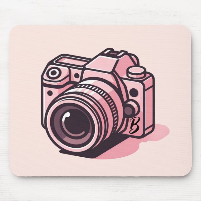 Trendig Rosa DSLR-Personlig för fotografering av k Musmatta (Framsidan)