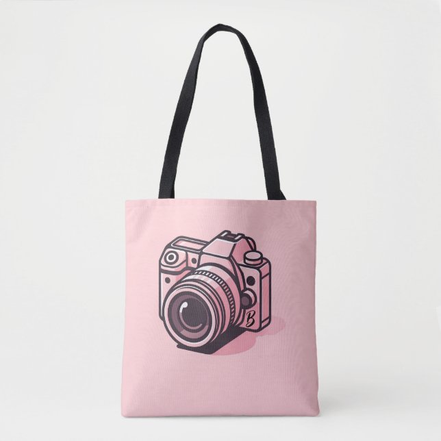 Trendig Rosa DSLR-Personlig för fotografering av k Tygkasse (Framsida)