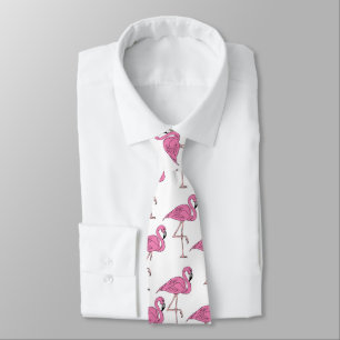 Trendig Rosa Flamingo Mönster Slips