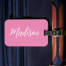 Trendig Rosa Girls Namn handskriven Anpassningsbar