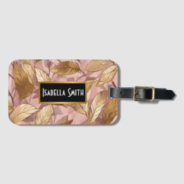 Trendig  Rosa Guld Boho Löv Collection Bagagebricka