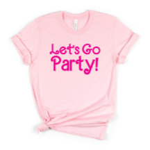 Trendig Rosa Låt oss Go Party Bachelorette Party