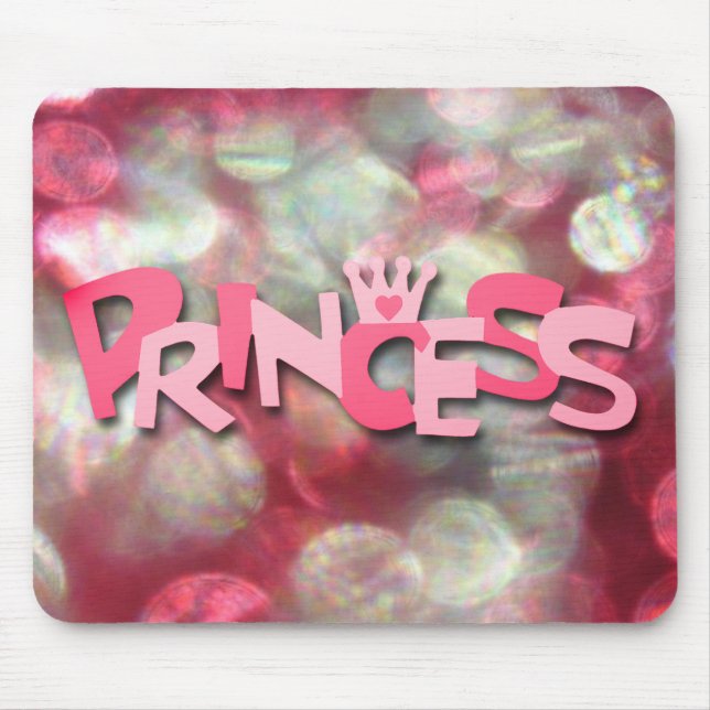 Trendig Rosa Prinsessa Bokeh Musmatta (Framsidan)