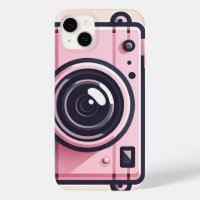 Trendig rosa Snapshot Shoot-kamera fotografering 