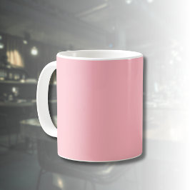 Trendig  Rosa Solid Färg | Klassisk Elegant Kaffemugg