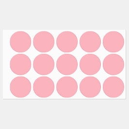 Trendig  Rosa Solid Färg | Klassisk Elegant Klistermärke