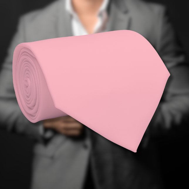 Trendig  Rosa Solid Färg | Klassisk Elegant Slips (Skapare uppladdad)