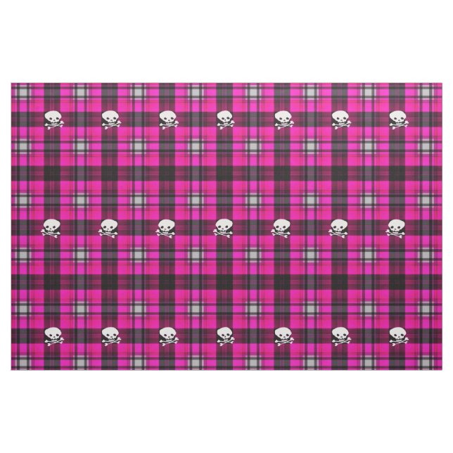 Trendig rosa, svart, vit coola tyg (Yard)