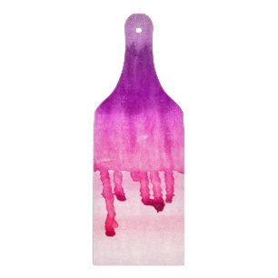 Trendig Rosa Violet Watercolor Abstrakt Ombre
