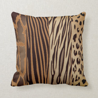 Trendig Rustic Animal Prated Zebra Rand Pillow Kudde