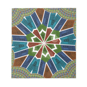 Trendig Sari-design Anteckningsblock