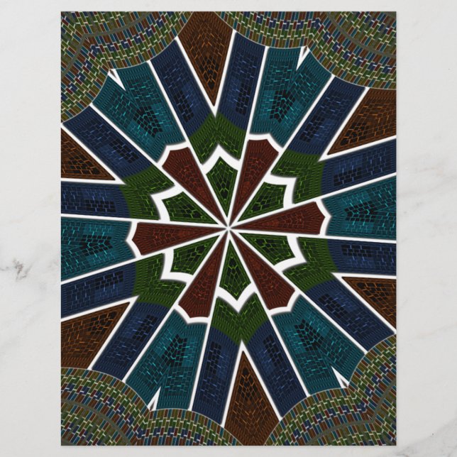 Trendig Sari Stil: Modern Abstrakt Mönster design (Framsida)