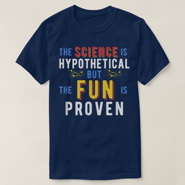 Trendig Science är Roligt T Shirt (Design framsida)