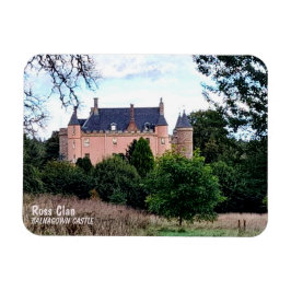 Trendig Scottish Ross Klan's Balnagown Castle Magnet