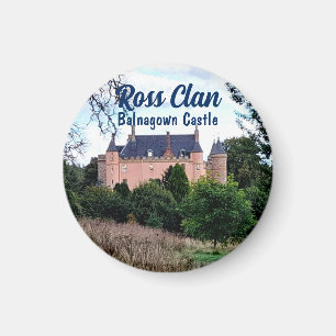 Trendig Scottish Ross Klan's Balnagown Castle Magnet