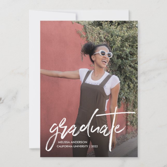 Trendig Script 2 Photo Studenten-meddelande Meddelande (Framsida)