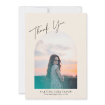 Trendig Script med Arch två fototack