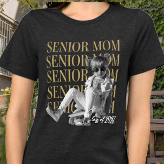 Trendig Senior Mamma Retro Barndom Klass 2027 T Shirt