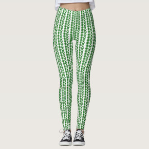 Trendig Shamrock Patterned Leggings