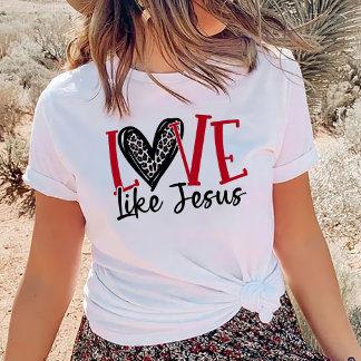 Trendig Shirt, Christian Shirt, Kärlek som Jesus T T Shirt