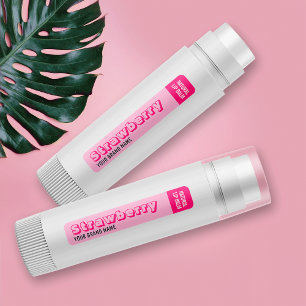 Trendig Shock rosa Girly Lip Gloss 5,5 g Lip Balm Klistermärke