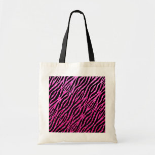 Trendig Shock rosa Glitz Glitter-miniatyrdiagram Tygkasse